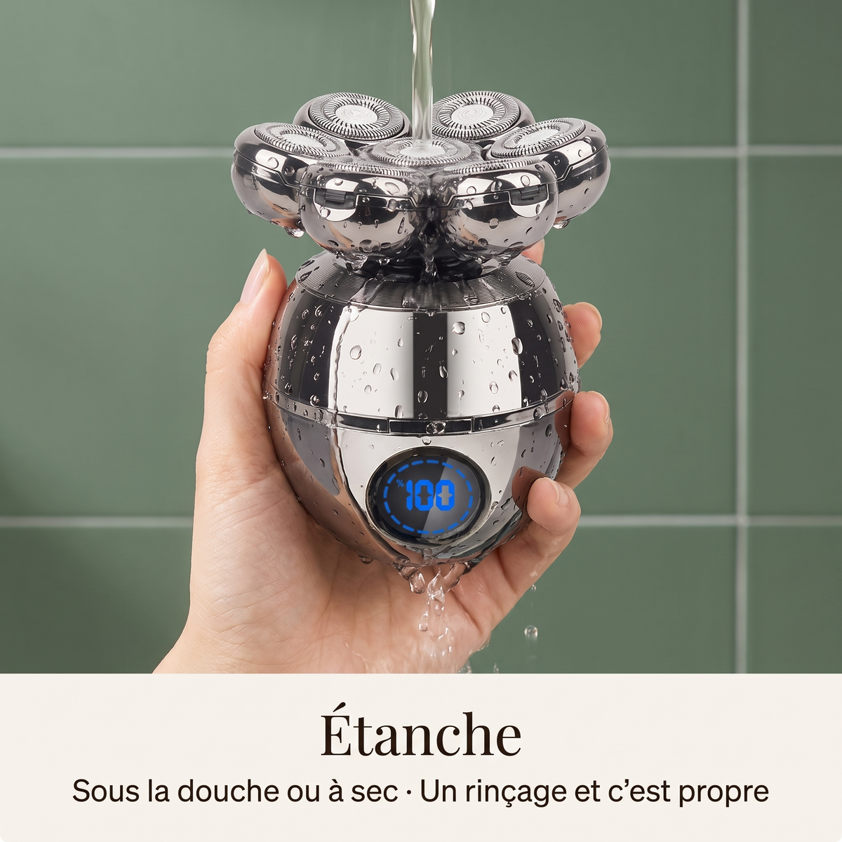 Rasoir Lissane étanche, sous la douche ou à sec